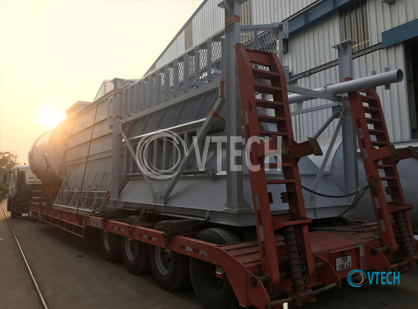 Tập kết vật tư chuyển hàng ra công trường