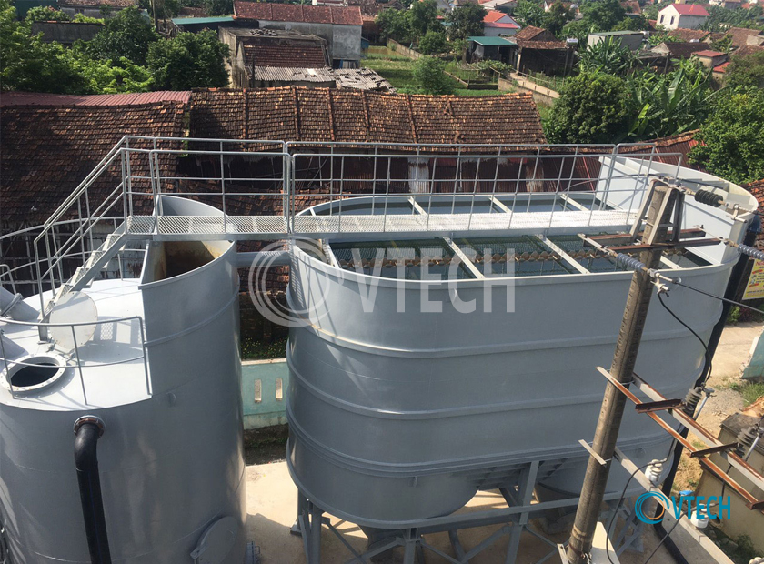 Xử lý nước sông với công nghệ lắng lamella và lọc trọng lực tự rửa