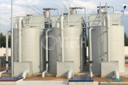 Thiết bị lọc trọng lực tự rửa lắp đặt tại Bình Phước